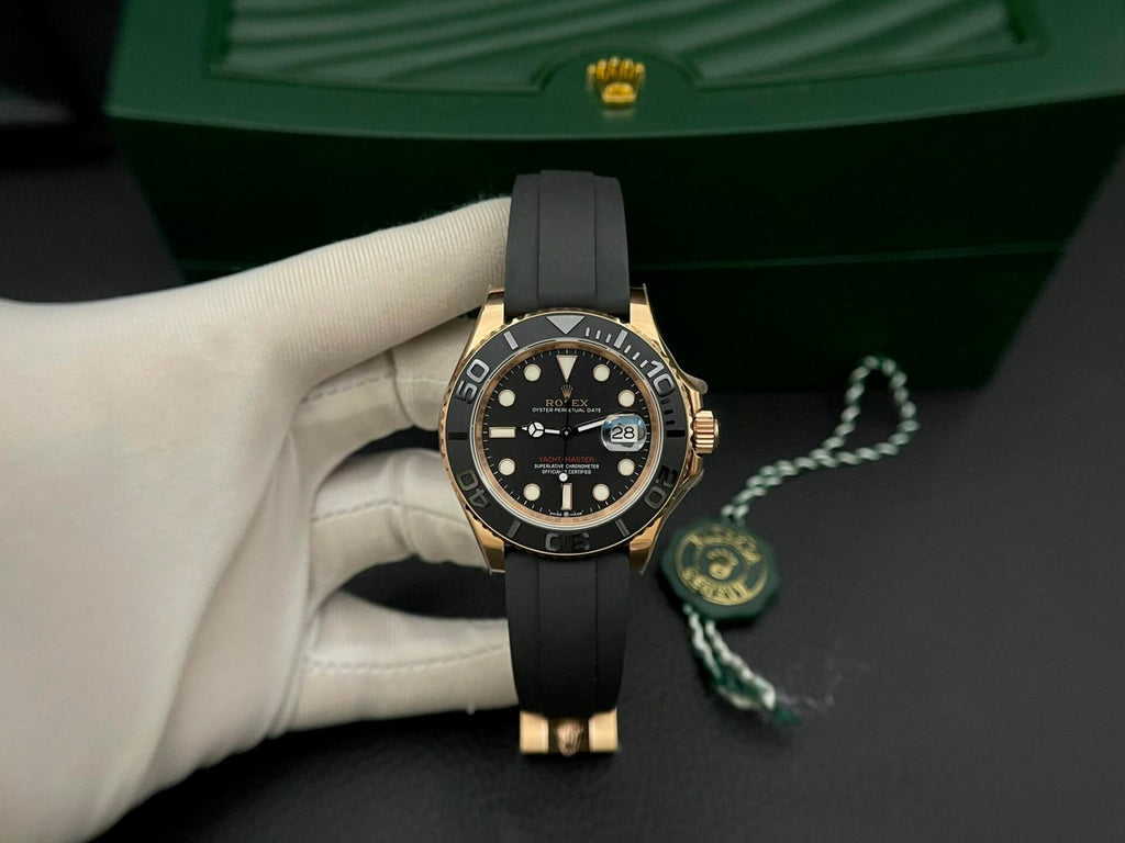 Rolex Yacht Watch Black Dial 40mm