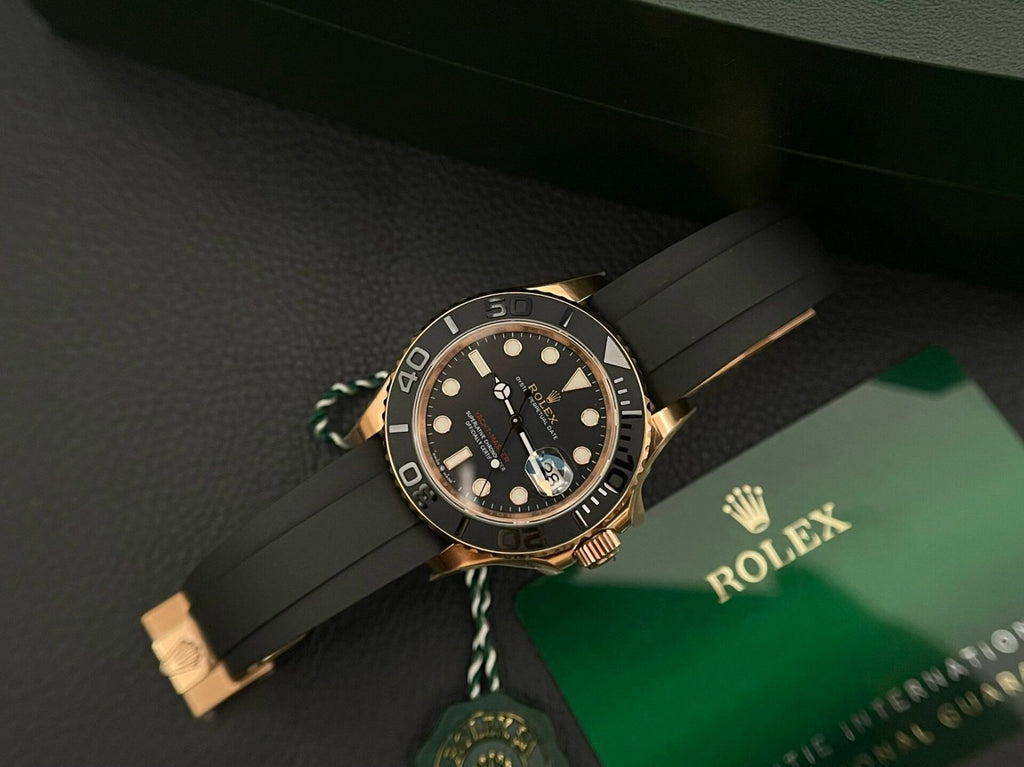 Rolex Yacht Watch Black Dial 40mm