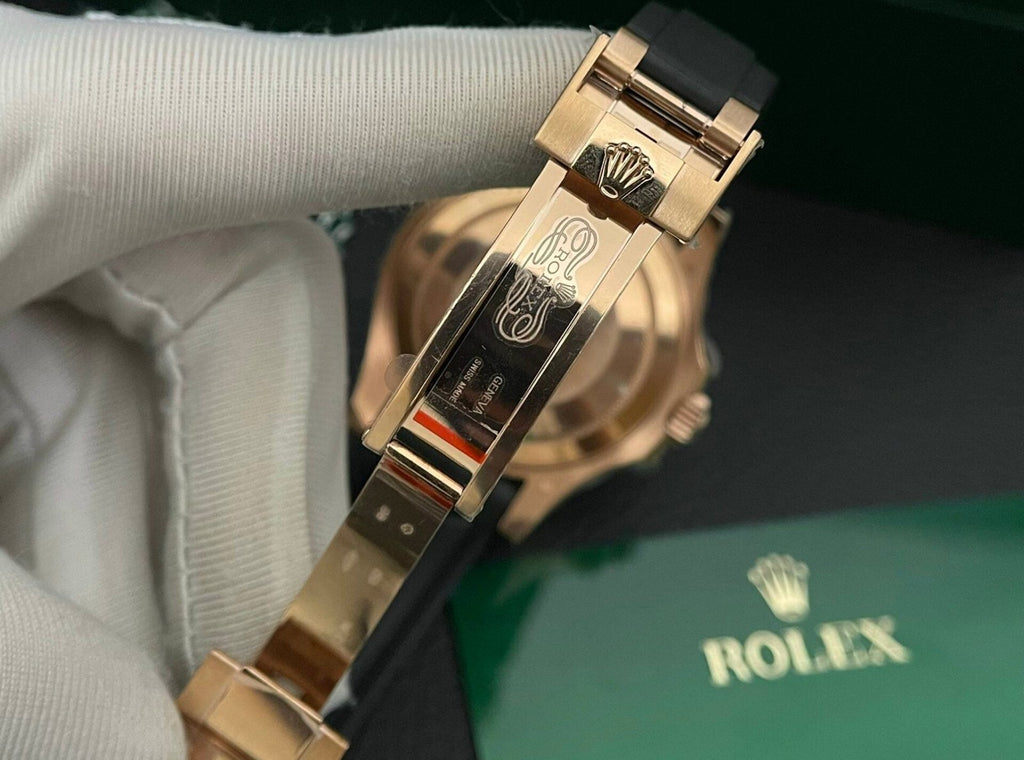 Rolex Yacht Watch Black Dial 40mm