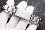 Tag Heuer Aquarace Watch Black Dial Metal Strap 41mm