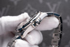 Tag Heuer Aquarace Watch Black Dial Metal Strap 41mm