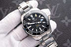 Tag Heuer Aquarace Watch Black Dial Metal Strap 41mm