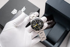 Tag Heuer Aquarace Watch Black Dial Metal Strap 41mm