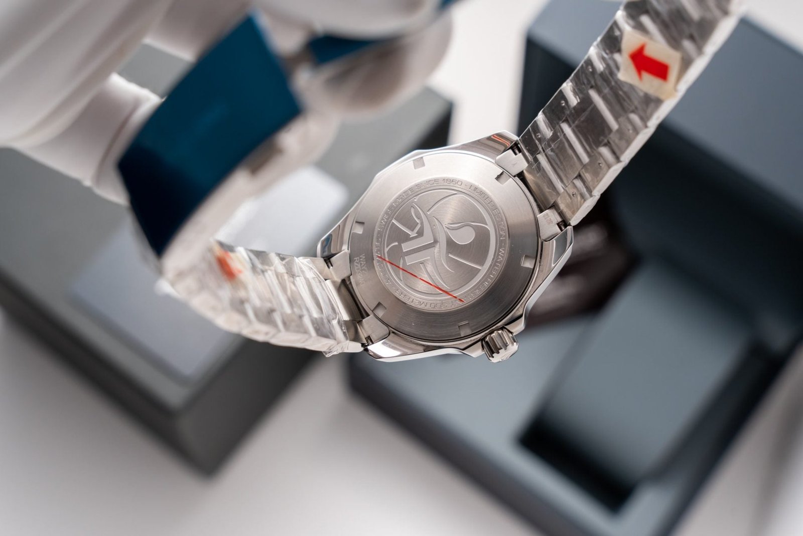 Tag Heuer Watch Aquarace Ceramic Rim Metal Wire 43mm