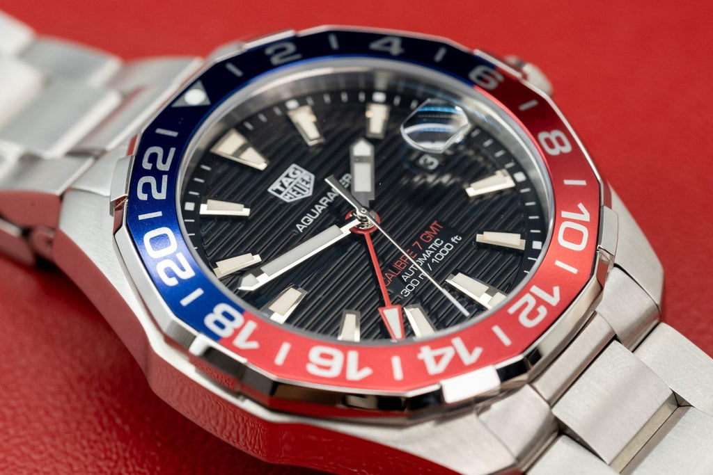Tag Heuer Watch Aquaracer Black Dial Metal Wire 43mm