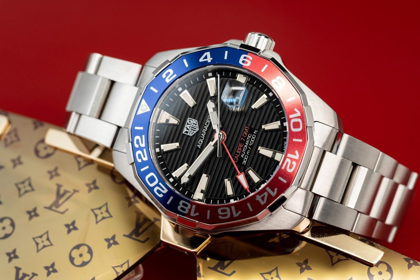 Tag Heuer Watch Aquaracer Black Dial Metal Wire 43mm