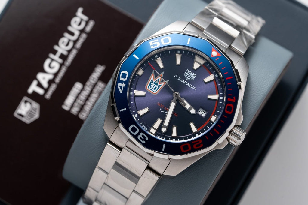 Tag Heuer Watch Aquaracer Henrik Lundqvist Blue Dial 43mm