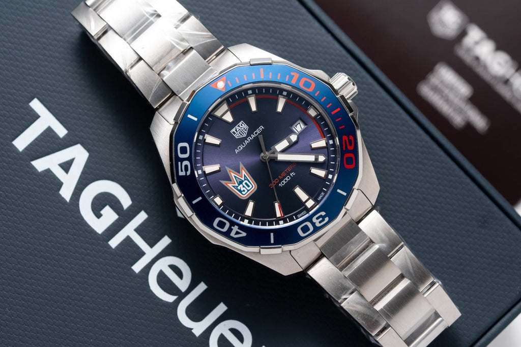 Tag Heuer Watch Aquaracer Henrik Lundqvist Blue Dial 43mm