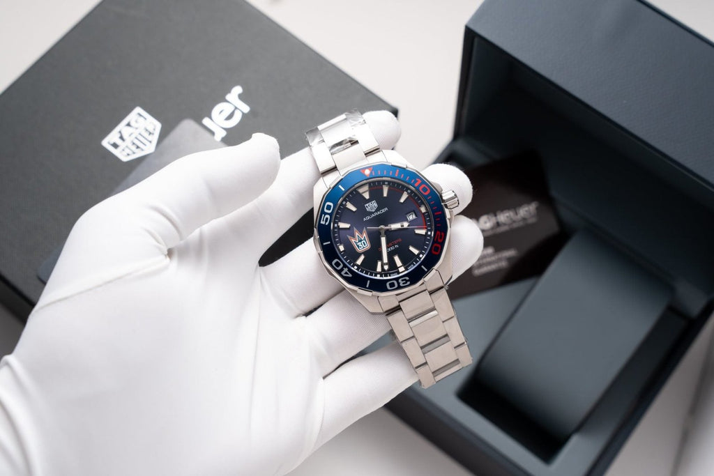 Tag Heuer Watch Aquaracer Henrik Lundqvist Blue Dial 43mm