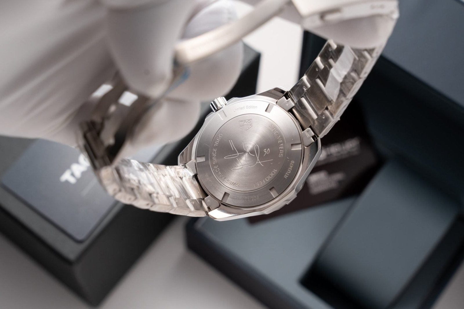 Tag Heuer Watch Aquaracer Henrik Lundqvist Blue Dial 43mm