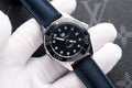 Tag Heuer Aquaracer Watch Mother Of Pearl Dial Leather Strap 35mm