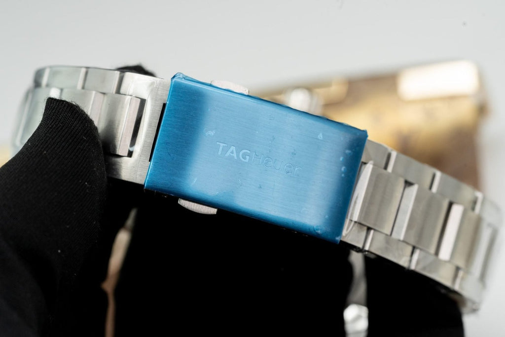 Tag Heuer Watch Aquaracer Green Dial Metal Wire 43mm