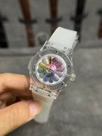 Hublot Watch Takashi Murakami Sapphire Rubber Strap 42mm