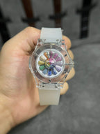 Hublot Watch Takashi Murakami Sapphire Rubber Strap 42mm