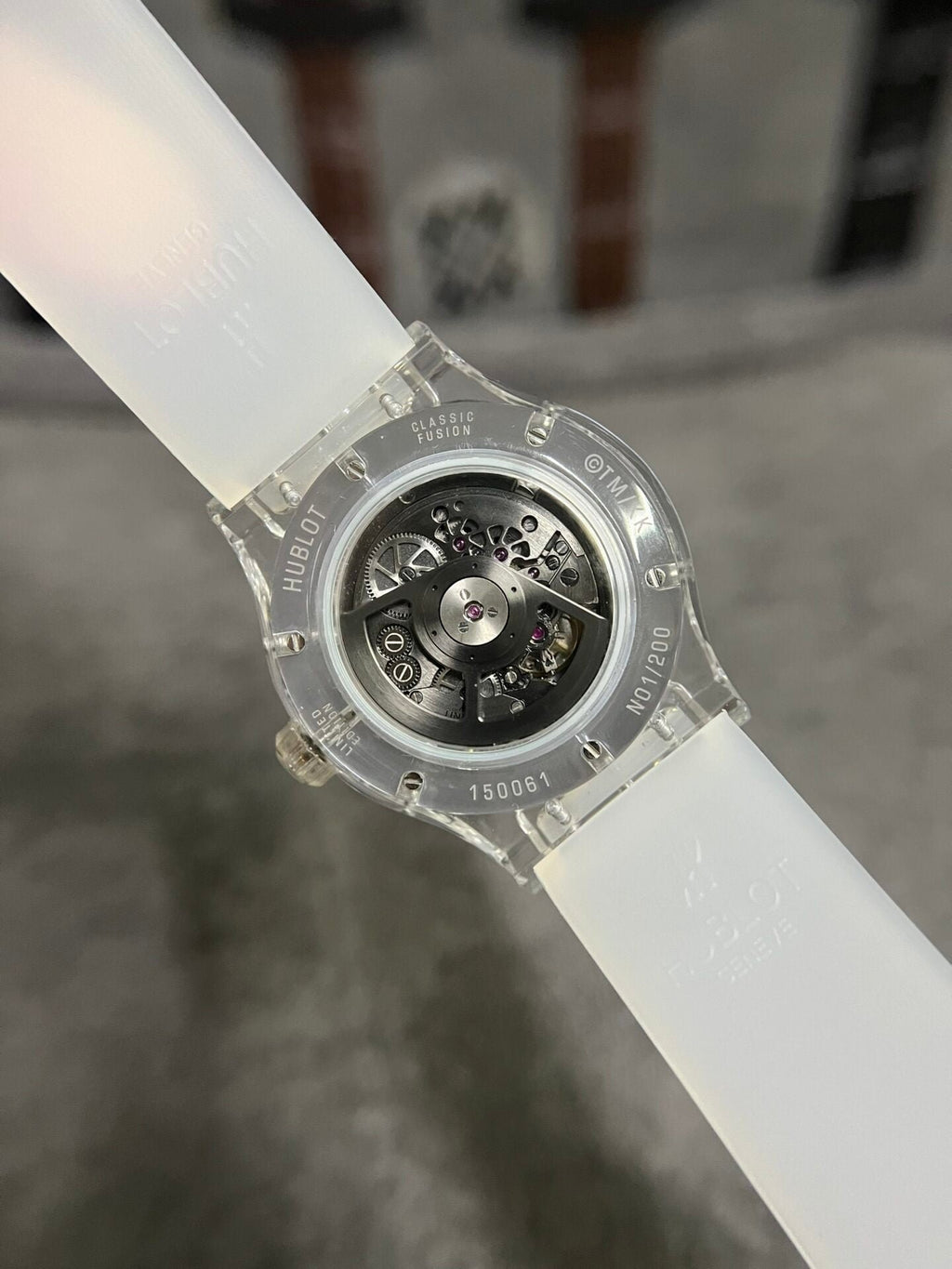 Hublot Watch Takashi Murakami Sapphire Rubber Strap 42mm