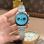 Tudor Black Bay Chronograph  Watch Tiffany Dial Metal Wire 41mm
