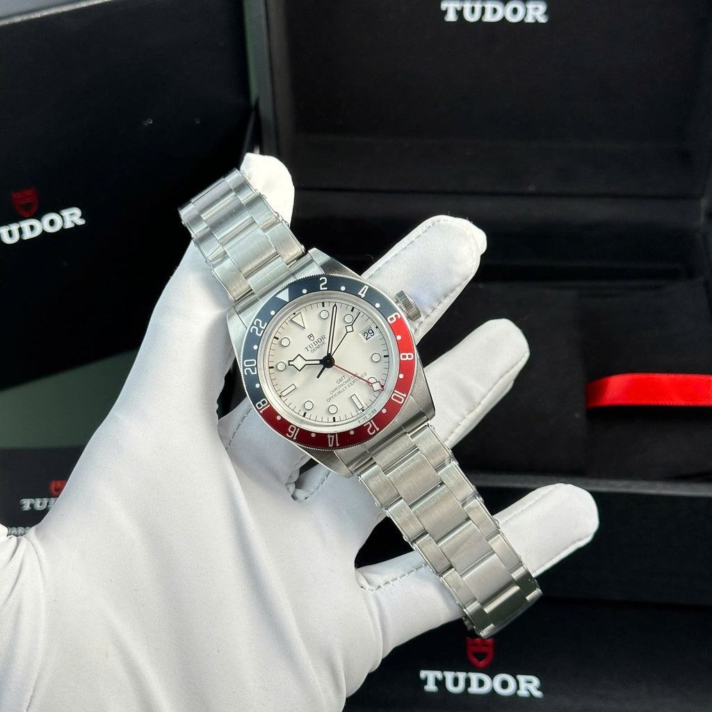 Tudor Black Bay GMT White Dial 11 Watch 41mm
