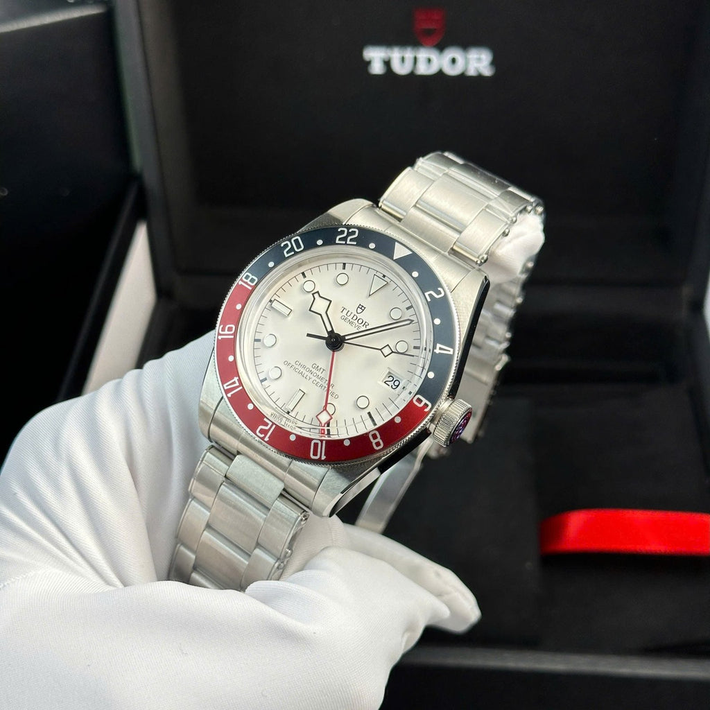 Tudor Black Bay GMT White Dial 11 Watch 41mm