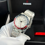 Tudor Black Bay GMT White Dial 11 Watch 41mm