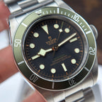 Tudor  Watch Black Bay Harrods M79230G Bezel Green  41mm