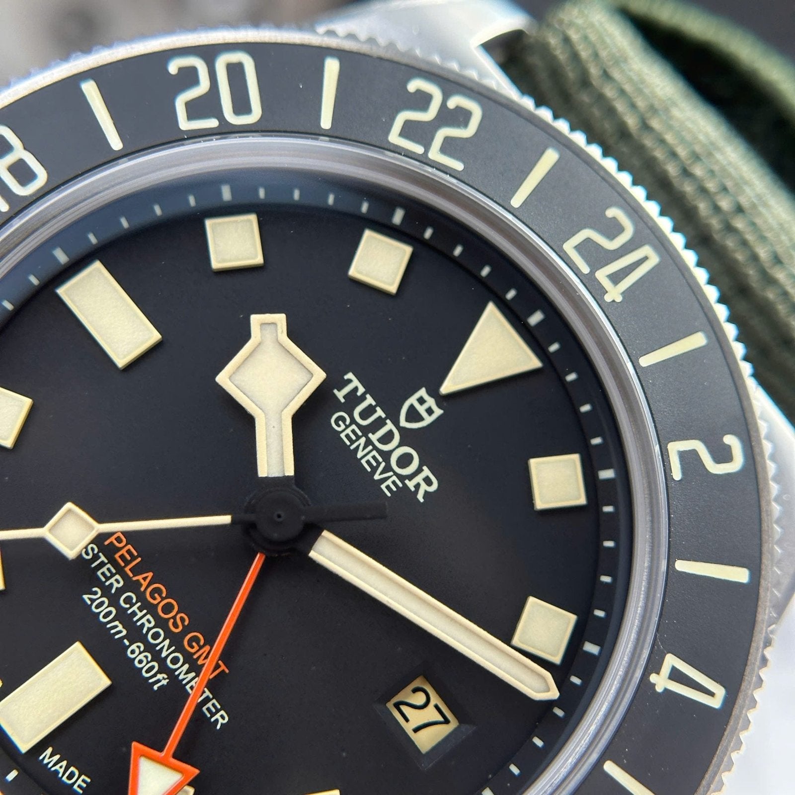 Tudor Pelagos FXD GMT  Watch Dial Black Automatic Movement 42mm