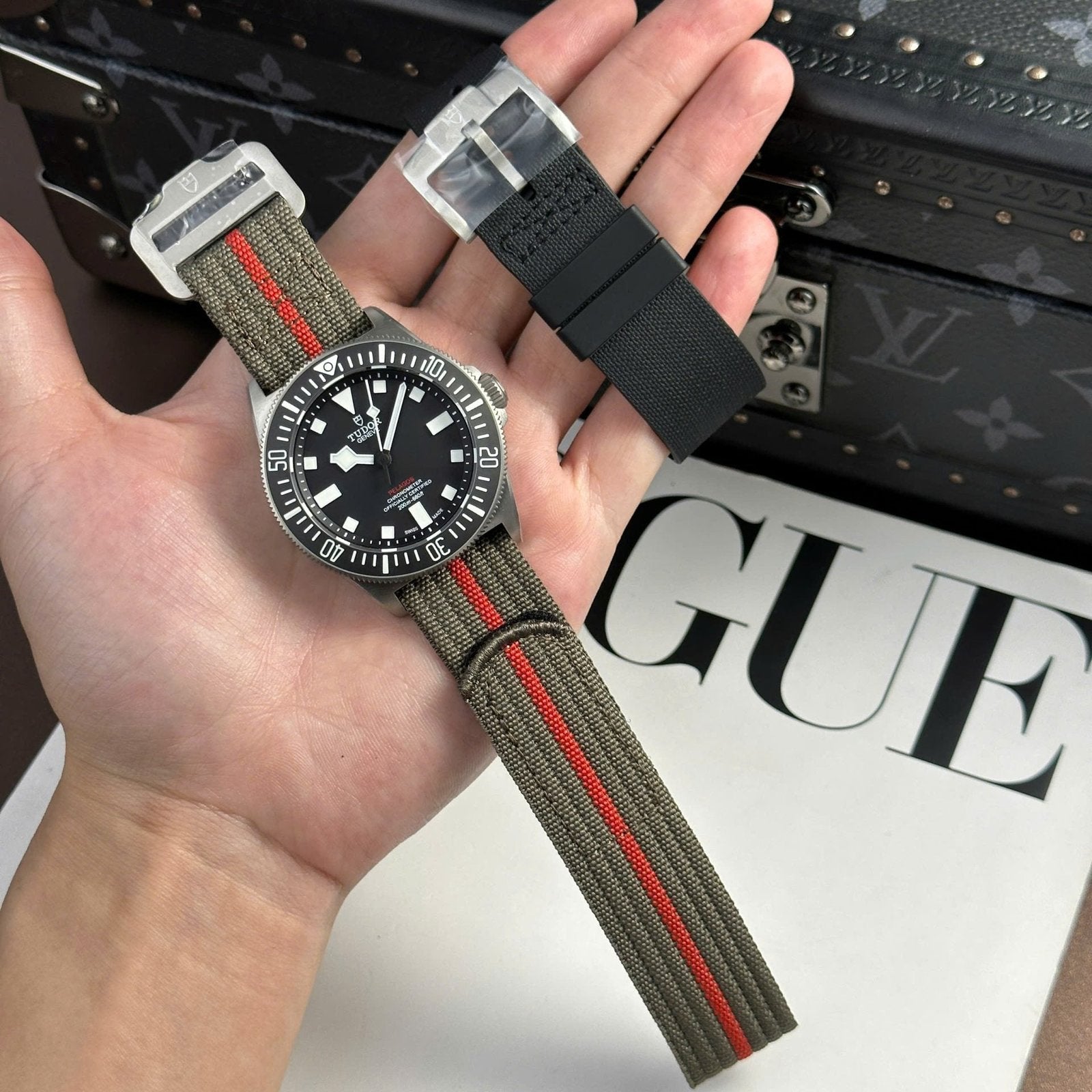 Tudor Pelagos FXD  Watch Dial Black Automatic Movement 42mm