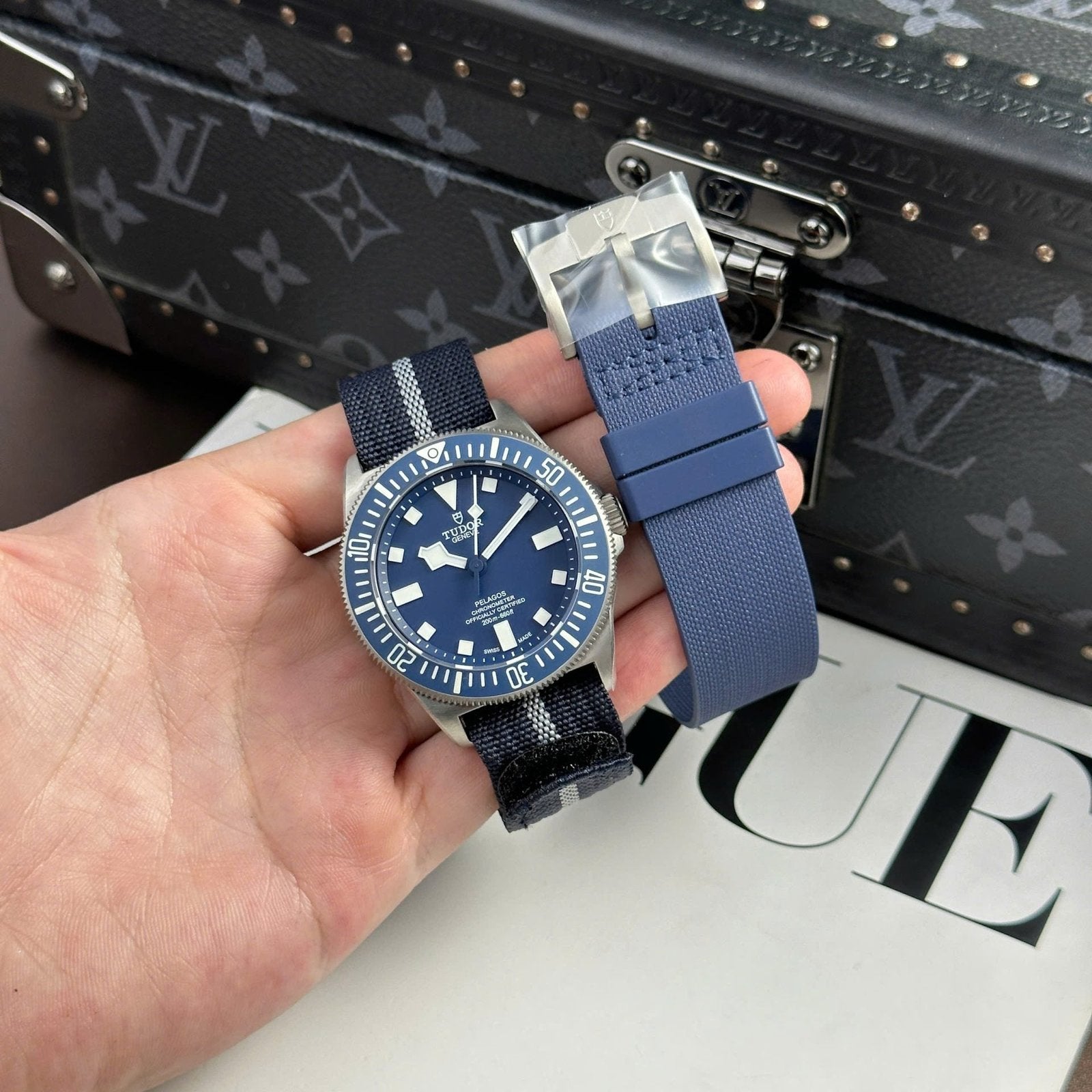 Tudor Pelagos FXD  Watch Dial Blue Automatic Movement 42mm