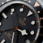 Tudor Watch Black Bay GMT Men’s Black Dial Metal Strap 39mm