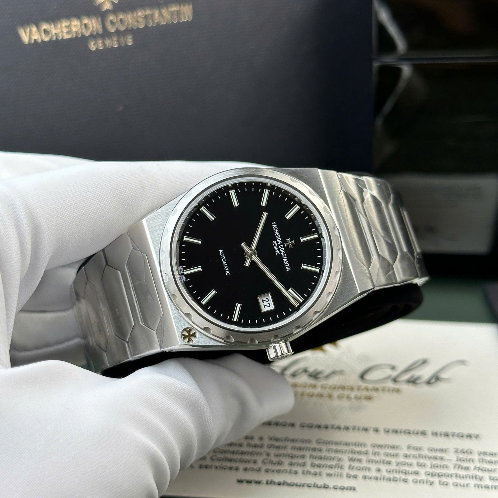 Vacheron Constantin Historiques 222 Watch Black Dial 37mm