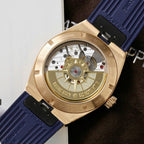 Vacheron Constantin Overseas 4500V Dial Blue Watch Gold Wrapped 41mm