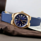 Vacheron Constantin Overseas 4500V Dial Blue Watch Gold Wrapped 41mm