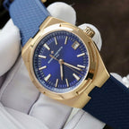 Vacheron Constantin Overseas 4500V Dial Blue Watch Gold Wrapped 41mm