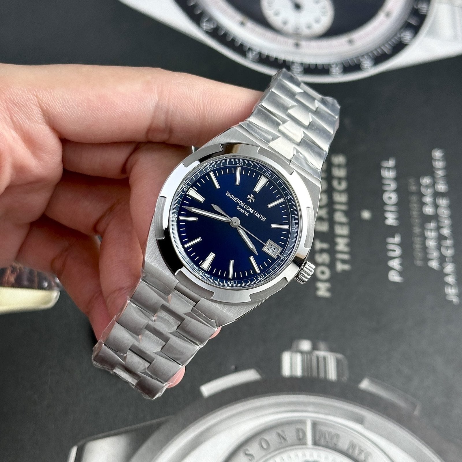 Vacheron Constantin Watch Overseas 4500V Blue Dial 41mm
