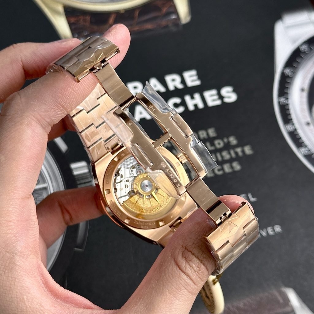 Vacheron Constantin Watch Overseas 4500V Rose Gold Blue Dial 41mm