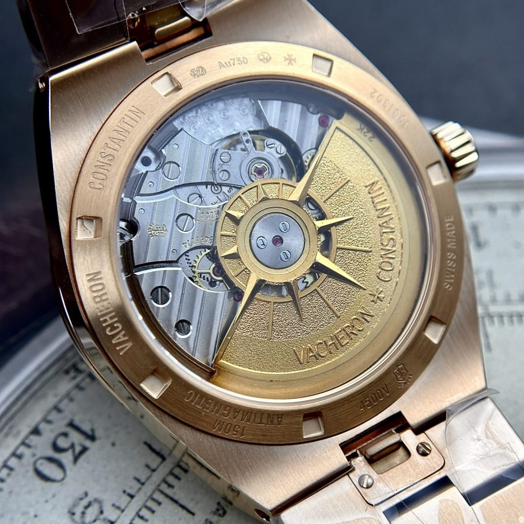 Vacheron Constantin Watch Overseas 4500V Rose Gold Blue Dial 41mm