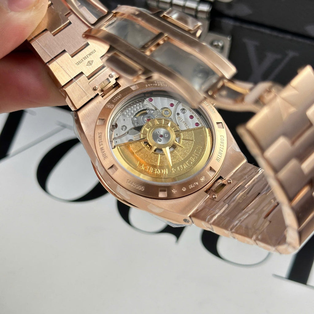 Vacheron Constantin 4500V Rose Gold Watch White Dial 41mm