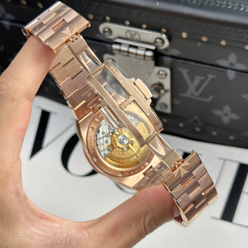 Vacheron Constantin 4500V Rose Gold Watch White Dial 41mm