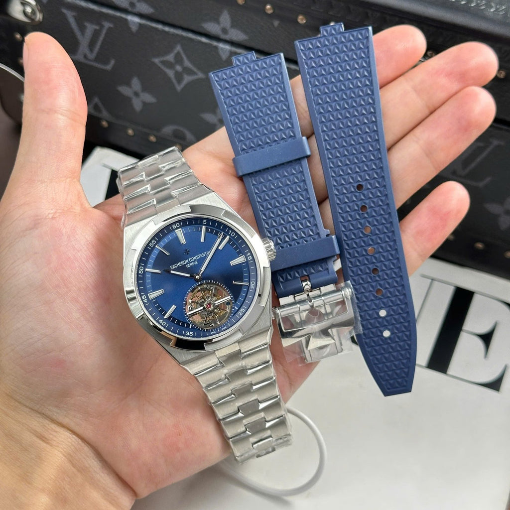 Vacheron Constantin 6000V Tourbillon Watch Blue Dial 42.5mm