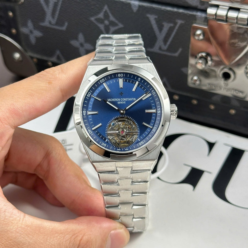 Vacheron Constantin 6000V Tourbillon Watch Blue Dial 42.5mm