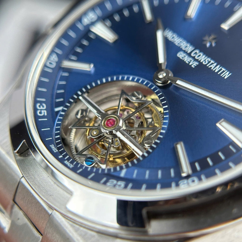 Vacheron Constantin 6000V Tourbillon Watch Blue Dial 42.5mm