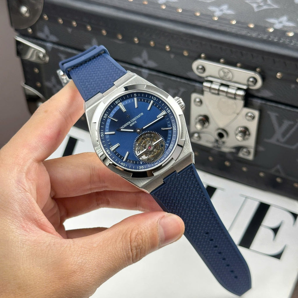 Vacheron Constantin 6000V Tourbillon Watch Blue Dial 42.5mm