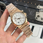 Vacheron Constantin Watch Overseas Dual Time 47450 White Dial 42mm