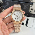 Vacheron Constantin Watch Overseas Dual Time 47450 White Dial 42mm