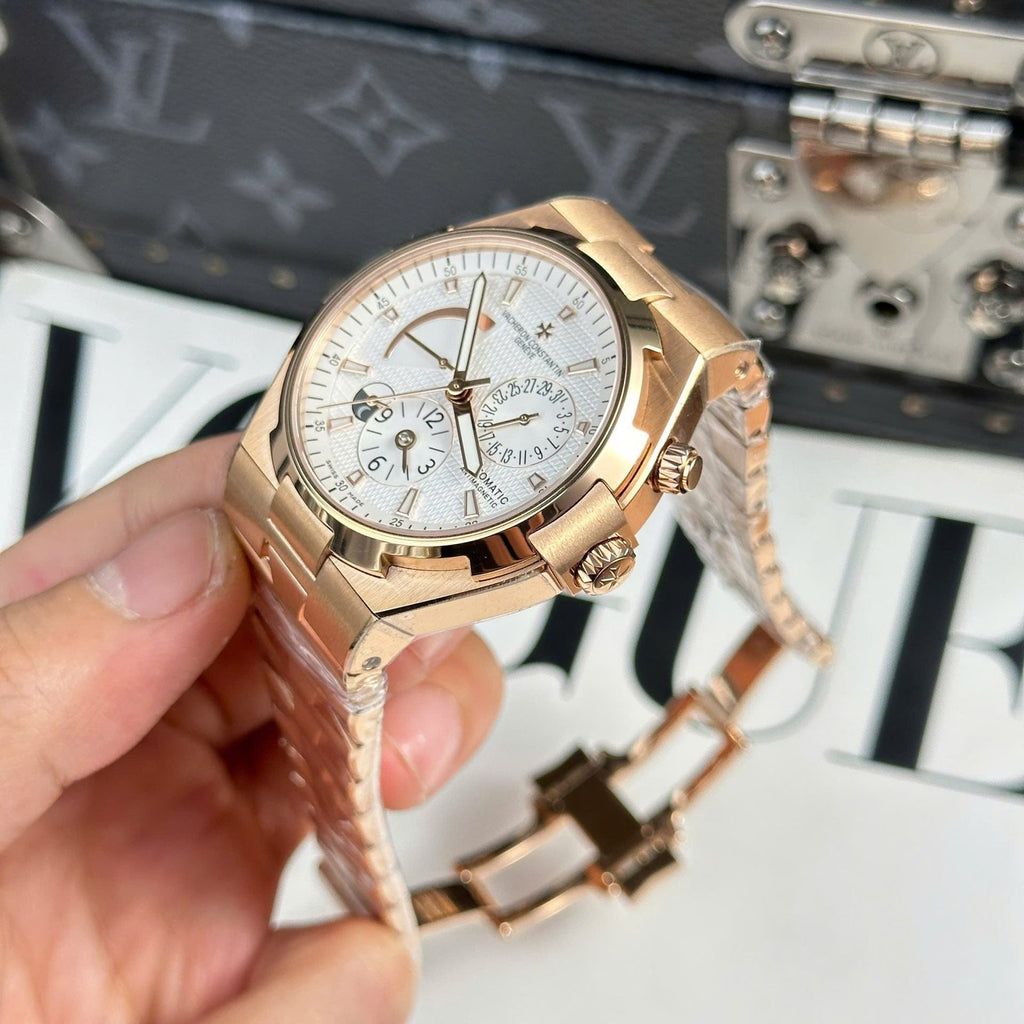 Vacheron Constantin Watch Overseas Dual Time 47450 White Dial 42mm