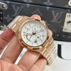 Vacheron Constantin Watch Overseas Dual Time 47450 White Dial 42mm