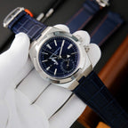 Vacheron Constantin Overseas Dual Time 7900V Watch Blue Dial 41mm