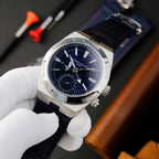 Vacheron Constantin Overseas Dual Time 7900V Watch Blue Dial 41mm