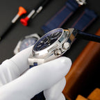 Vacheron Constantin Overseas Dual Time 7900V Watch Blue Dial 41mm