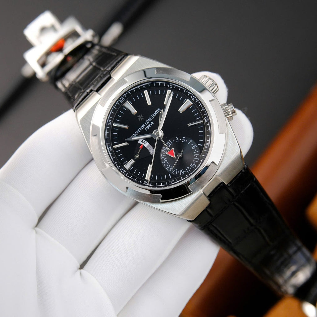 Vacheron Constantin Overseas Dual Time 7900V Watch Black Dial 41mm