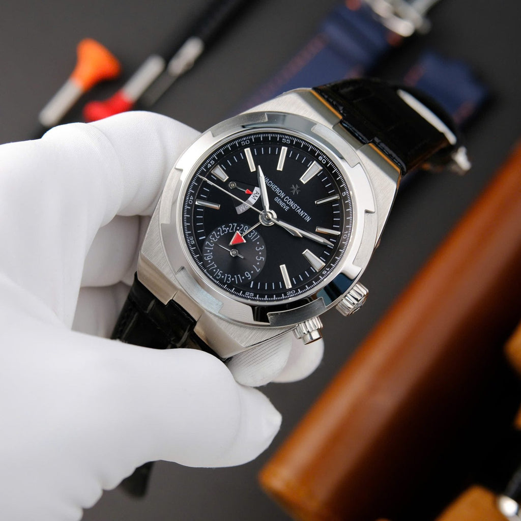 Vacheron Constantin Overseas Dual Time 7900V Watch Black Dial 41mm